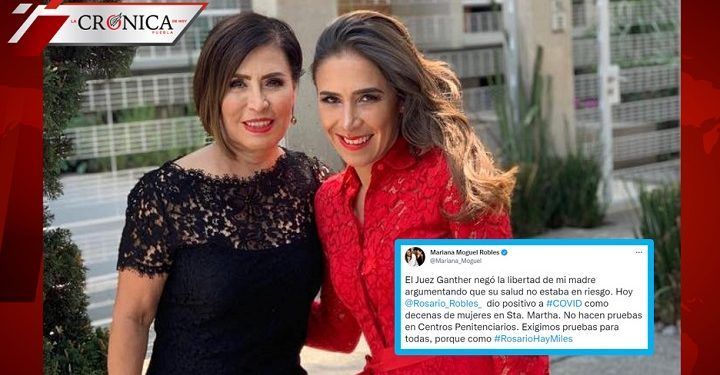 Hija de Rosario Robles exige pruebas COVID-19 para mujeres en Santa Martha