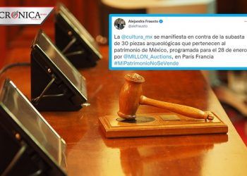 Secretaría de Cultura reacciona en contra de subasta de piezas arqueológicas en Francia