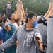 Enfrentamiento entre pobladores y policía en Zinacatepec por cobro del DAP