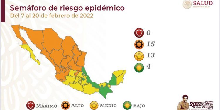 Puebla pasa a color amarillo del Semáforo COVID