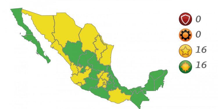 Puebla vuelve a pintarse de verde en el semáforo COVID-19 