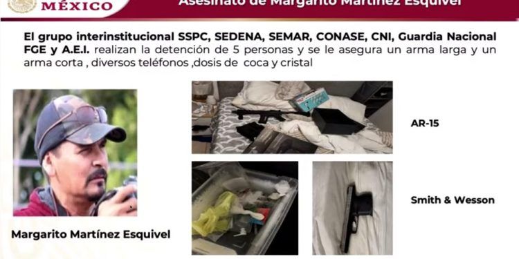 Detienen a presuntos asesinos del periodista Margarito Martínez