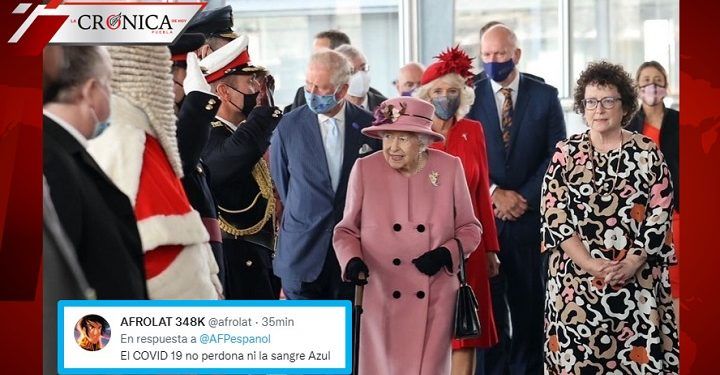Reina Isabel II da positivo en COVID-19 y usuarios de Twitter hablan del tema