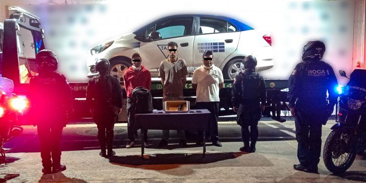 Capturan a tres asaltantes de transporte público en Puebla
