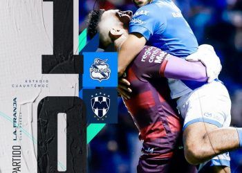 Club Puebla se afianza en la cima tras derrotar a Rayados 