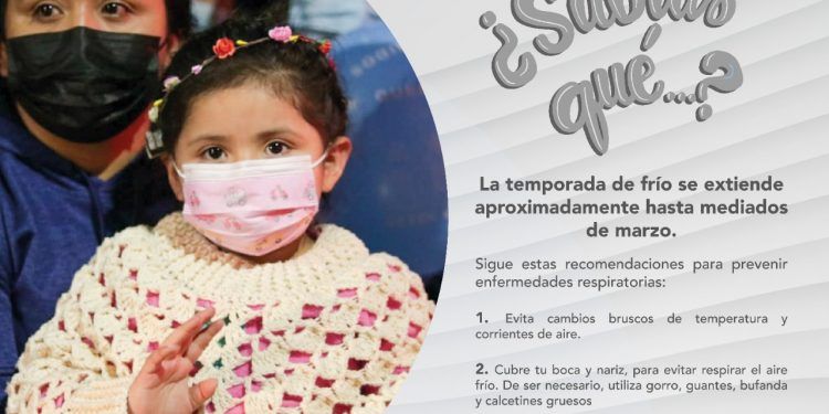 Gobierno de Atlixco exhorta a la ciudadanía a extremar precauciones por frente frío