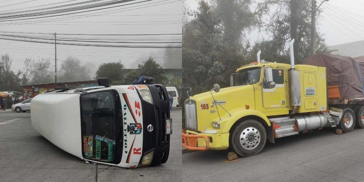 Tráiler embiste a varios vehículos y deja 13 heridos en la Chignautla – Xoloateno