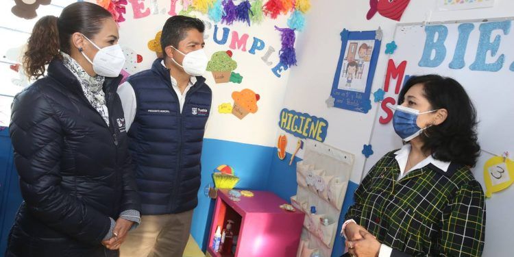 Eduardo Rivera pone en marcha el programa de Estancias Infantiles