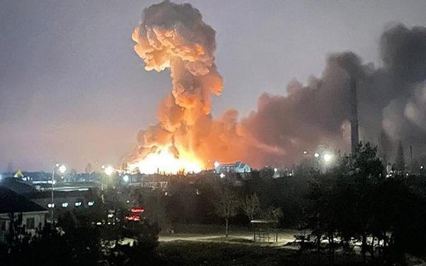 Así fueron los primeros bombardeos de Rusia a Ucrania
