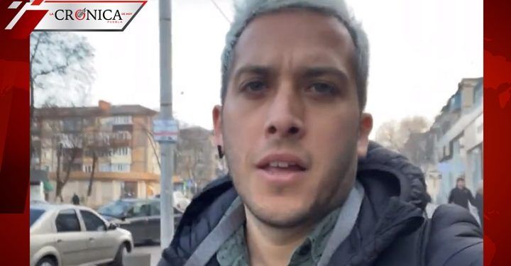 ‘Se escuchan disparos’: YouTuber Alex Tienda graba bombardeo en Ucrania