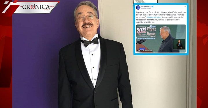 AMLO invita a Pedrito Sola a votar en revocación de mandato después de tuit polémico