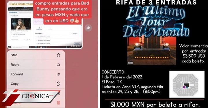 Joven endeuda a padres al gastar 216 mil pesos en boletos de concierto de Bad Bunny
