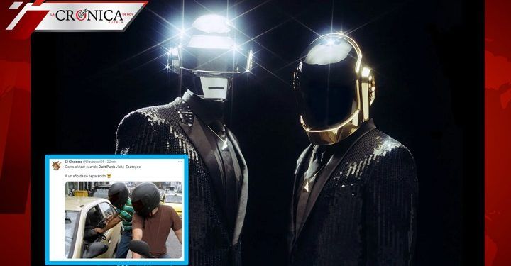 Redes difunden memes para recordar separación del dúo Daft Punk