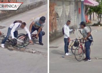 Choque de ciclistas se hace viral gracias a Google Maps (VIDEO)