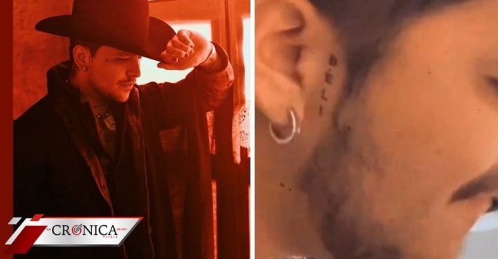 ¿Se los quitará? Estos son los tatuajes de Christian Nodal sobre Belinda (FOTOS)