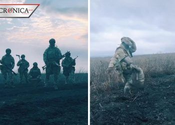 Soldado ucraniano se hace viral por bailar en un campo durante la guerra con Rusia