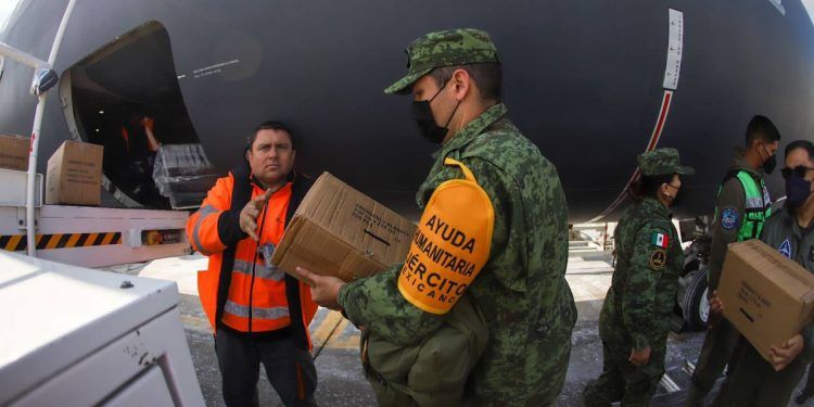 Llega avión de Fuerza Aérea Mexicana  a Rumania por connacionales que huyeron de Ucrania