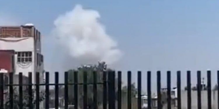 Explota taller de pirotecnia en Tultepec, Estado de México