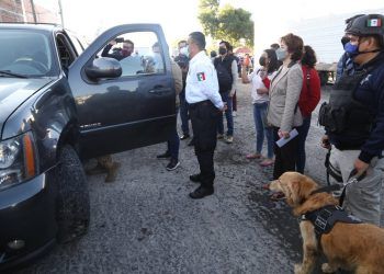 Implementan SSC Puebla y Guardia Nacional operativo de vigilancia en la Central de Abasto