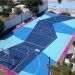 Entrega Eduardo Rivera rehabilitación de cancha deportiva en La María