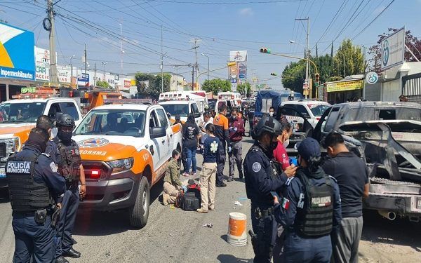 Explota camioneta con pirotecnia y deja ocho lesionados en Ampliación Balcones del Sur