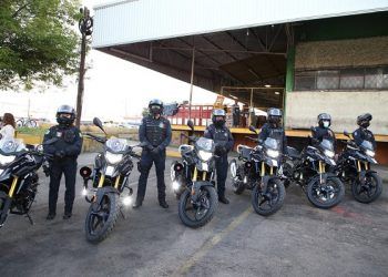 Destinan seis motopatrullas para reforzar seguridad en la Central de Abasto de Puebla
