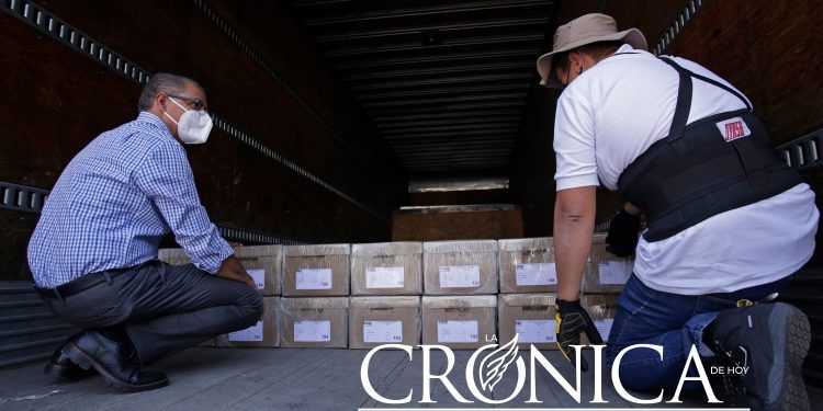 Recibe INE Puebla listado nominal para Revocación de Mandato 