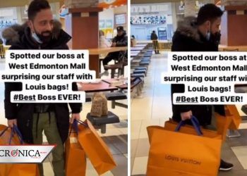 Jefe regala bolsas Louis Vuitton a empleados como recompensa por su labor (VIDEO)