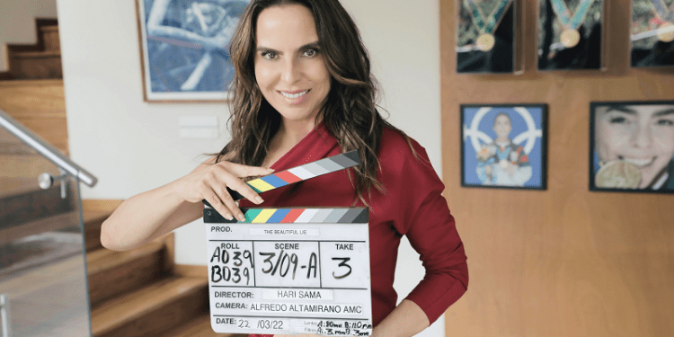Kate del Castillo filma The Beautiful Lie en CDMX