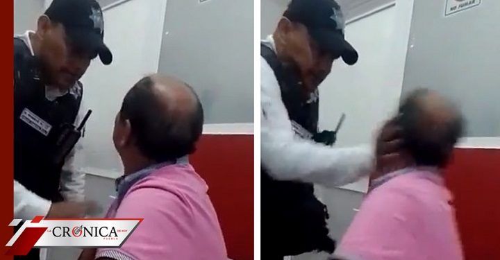 Captan a policía de Edomex cacheteando a detenido en Nezahualcóyotl (VIDEO)