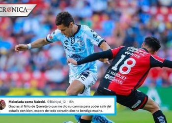 Mujer agradece a joven que le prestó camiseta para salvarse durante pelea en Querétaro