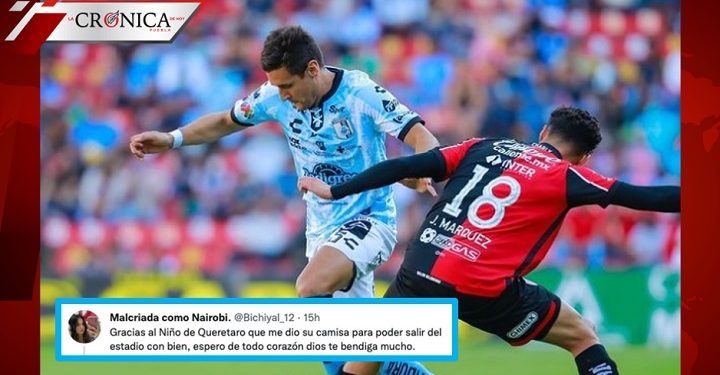 Mujer agradece a joven que le prestó camiseta para salvarse durante pelea en Querétaro