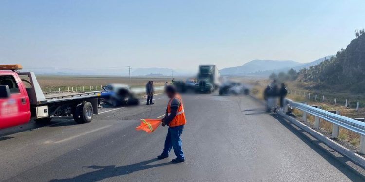 Seis lesionados y un bebé muerto deja accidente en la Amozoc-Perote