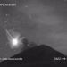 Bólido captado por cámaras del Popocatépetl sorprende a observadores