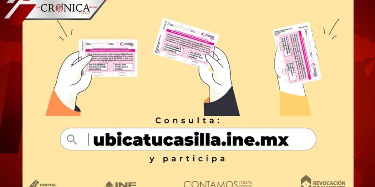 Casillas para revocación de mandato, listas al 100%: INE