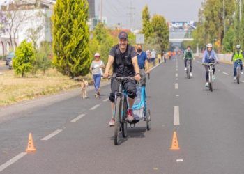 Alberga Vía Recreativa Metropolitana rodada por 112 años de Cruz Roja Mexicana