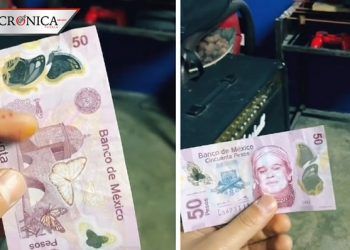 Joven causa revuelo por reacción al recibir billete con rostro de Juan Gabriel