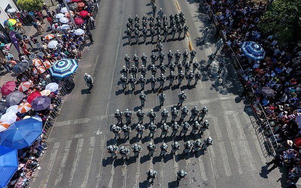 Así fue el desfile del 5 de mayo en Puebla tras dos años de pandemia
