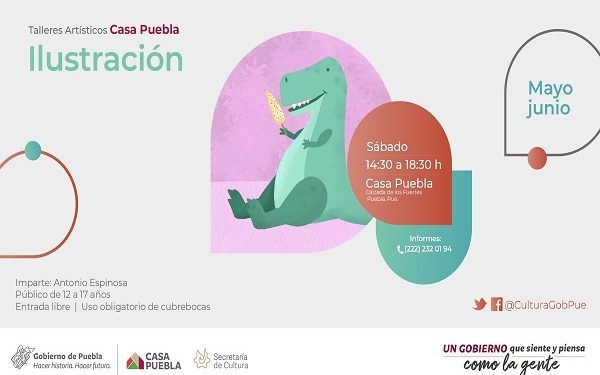 Casa Puebla invita a participar en talleres de pintura, telar y danza