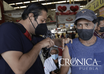 Aplican 93% de dosis destinadas a Puebla