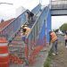 Inician rehabilitación de puentes peatonales en zona metropolitana de Puebla 