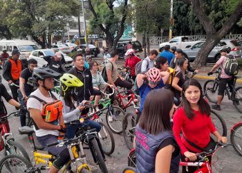 Poblanos conmemoran el Día Mundial de la Bicicleta