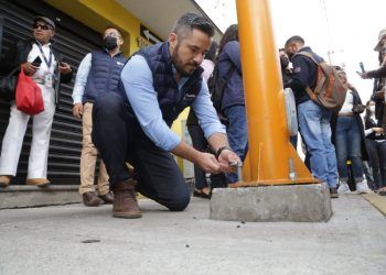 Comienza retiro de semáforos en San Manuel; los reubicarán