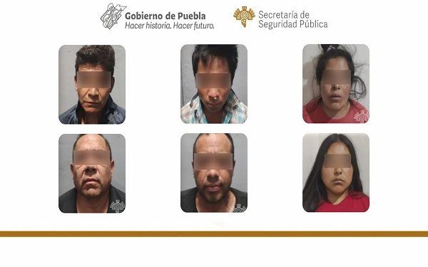Capturan a seis integrantes de la banda del «Pelón del Sur», líder narcomenudista en Puebla