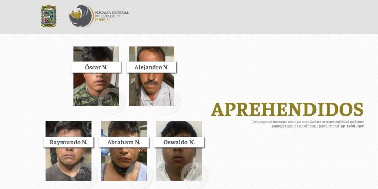 Detienen a cinco implicados en linchamiento de abogado en Huauchinango