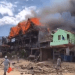 Incendio en Zipolite, Oaxaca deja daños en al menos 10 negocios
