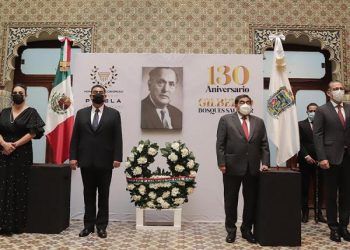 Con Gilberto Bosques la historia aún tiene deuda: Miguel Barbosa