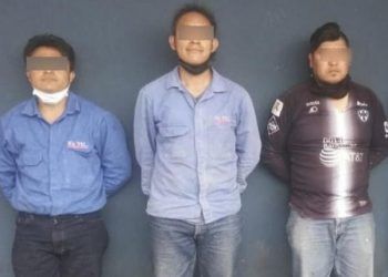 Por presunto robo de cableado, detienen a cuatro en la Avenida Juárez 