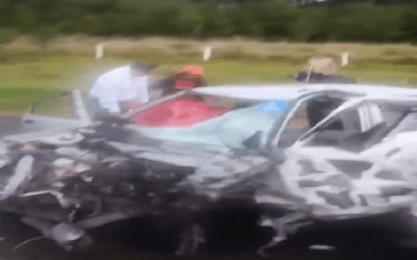 Colisión en la autopista Amozoc-Perote deja un muerto y dos heridos