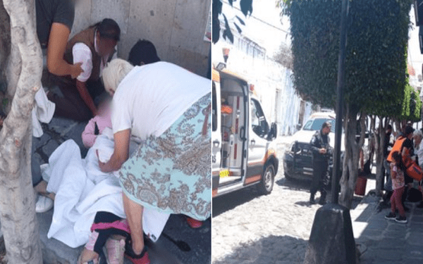 Nace una niña en plena vía pública en el Barrio de Analco